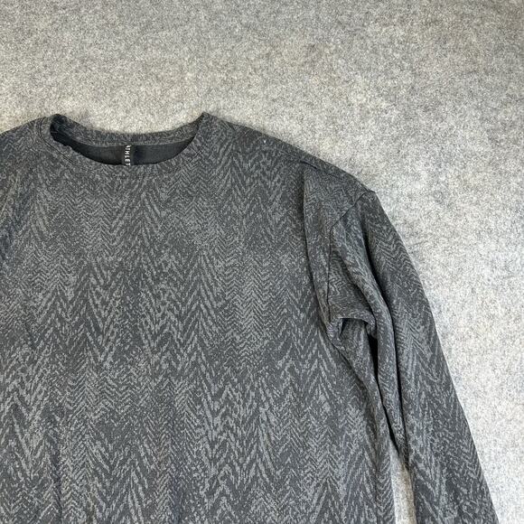 ATHLETA Studio To Street Print Sweatshirt XLT Medusa Women’s Black Gray - Picture 2 of 8